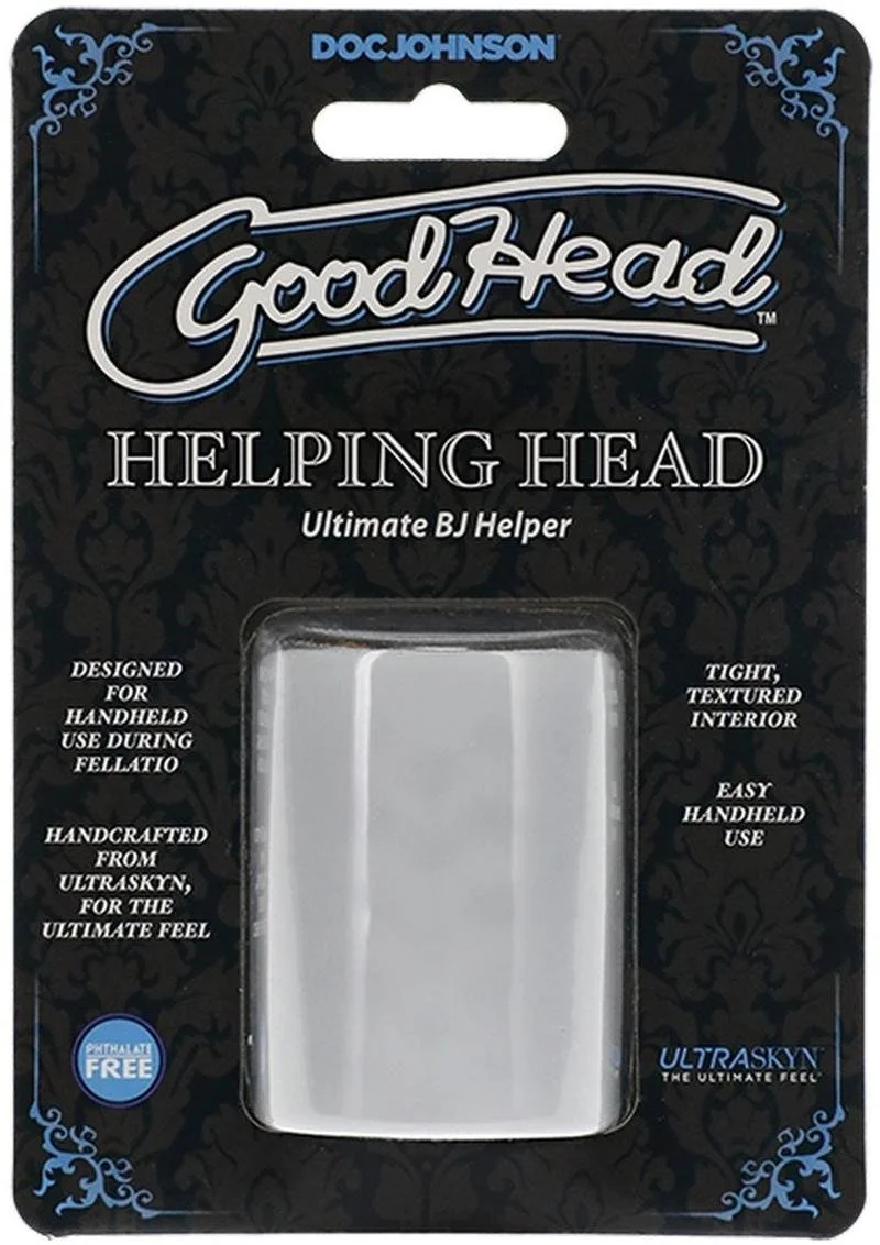 GoodHead Helping Head Masturbator
Doc Johnson's new GoodHead Helping Head is a revolutionary 2&rdquo; mini stroker specifically designed for handheld use to heighten the sensations and pleasure during fellatio. Soft on the outside, and with stimulati