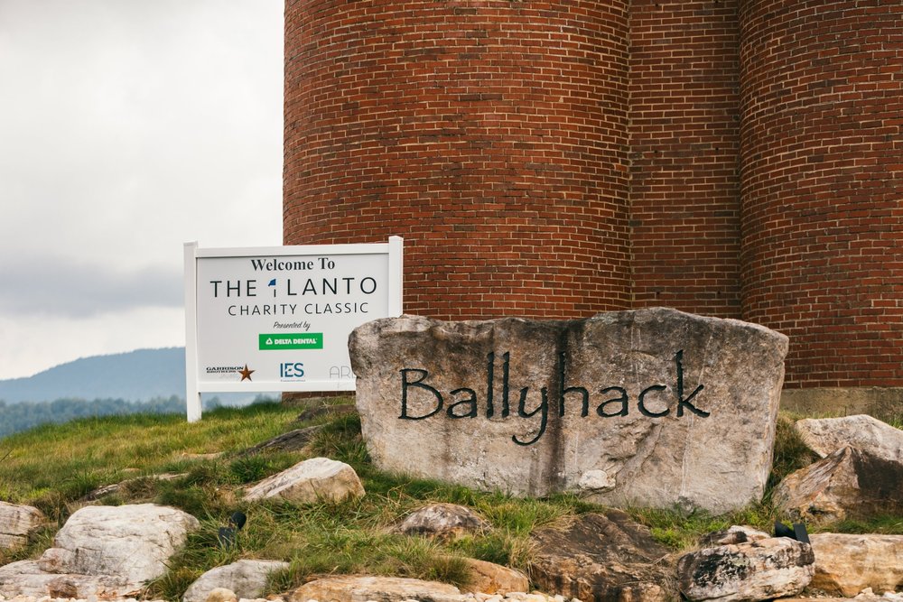 Ballyhack’s sign for the Lanto Charity Classic (Copy)