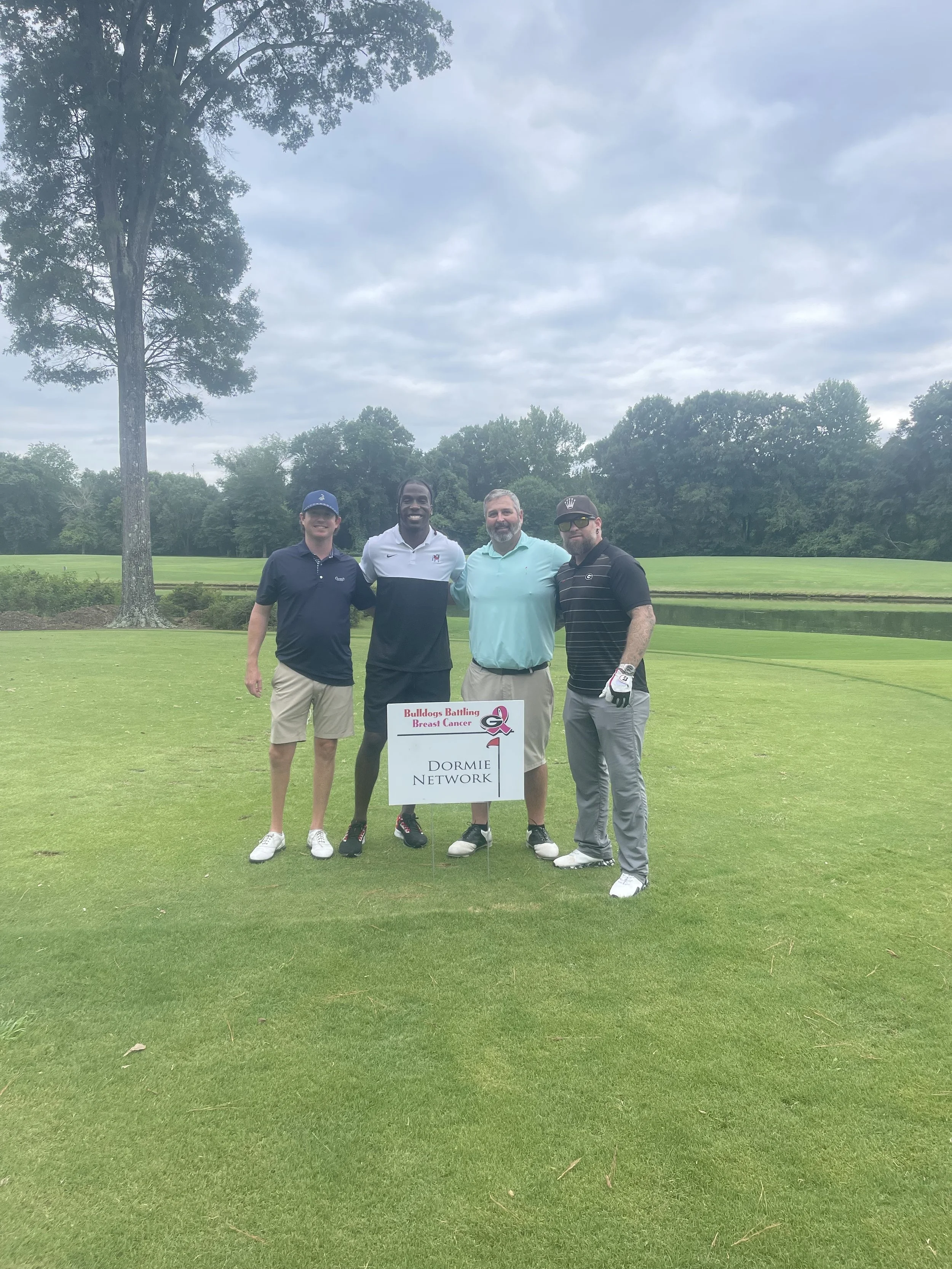  Clint Tolbert, Brantley Gilbert, and others at the Bulldogs Battling Breast Cancer charity golf tournament 