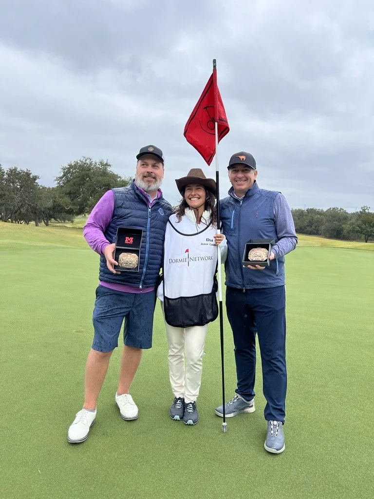 Ben Parker, Director of Philanthropy at Dormie Network Foundation on the right