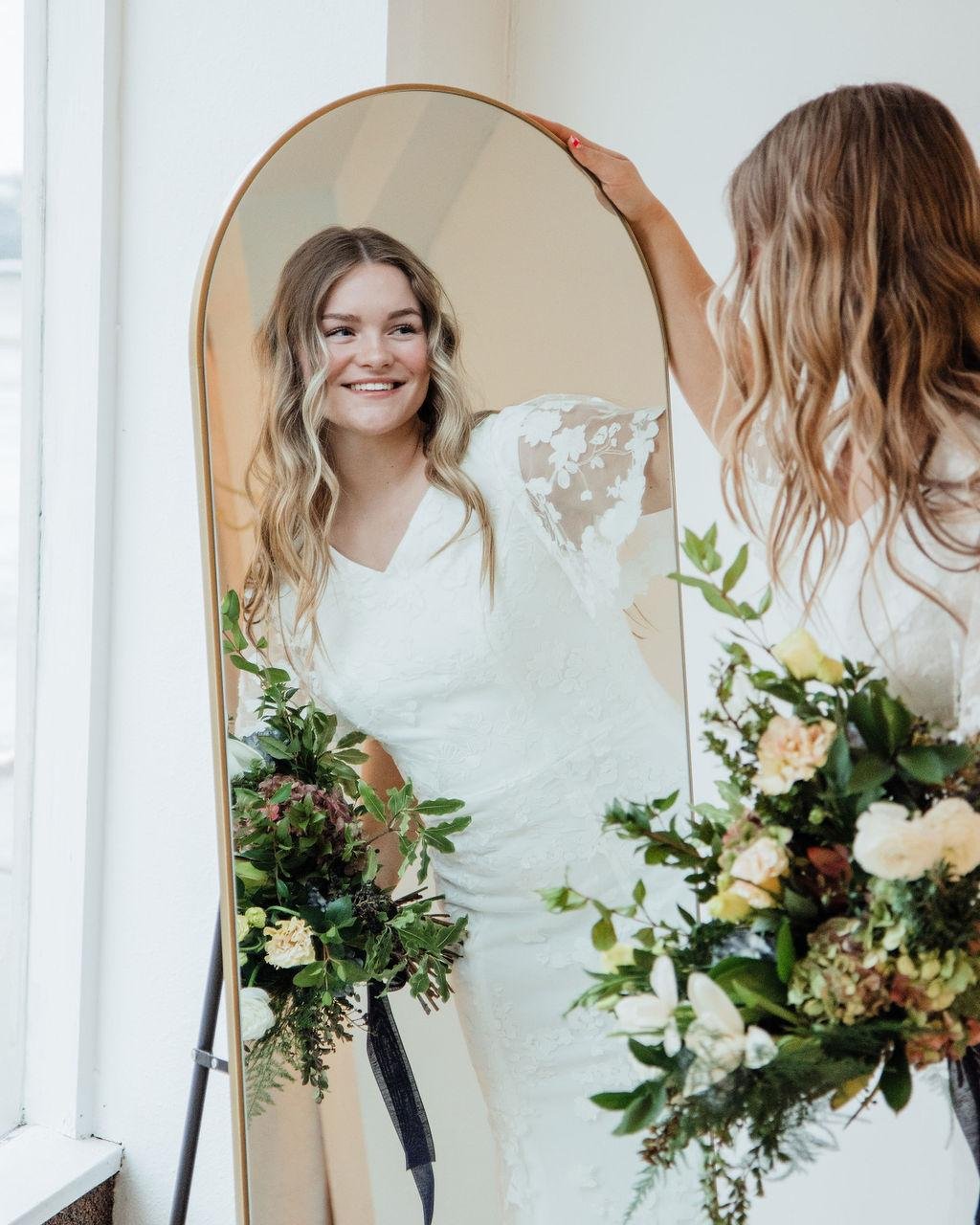 🕊️💍✨👰🏼&zwj;♀️ Shopping Tip: Keep an open mind! You might be surprised by what steals your heart! Our bridal consultants will be here along the way to help you find your dream dress so that your day is perfect! 🕊️💍✨👰🏼&zwj;♀️

#brideportrait #b