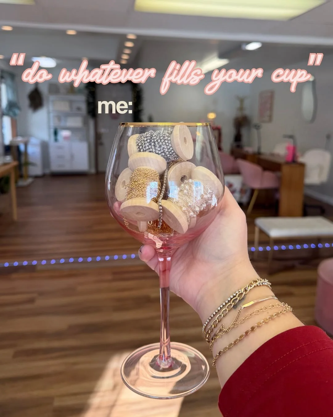 Self care looks different for everyone. Ours just happens to involve piercings and pretty chains 🤷🏼&zwj;♀️✨