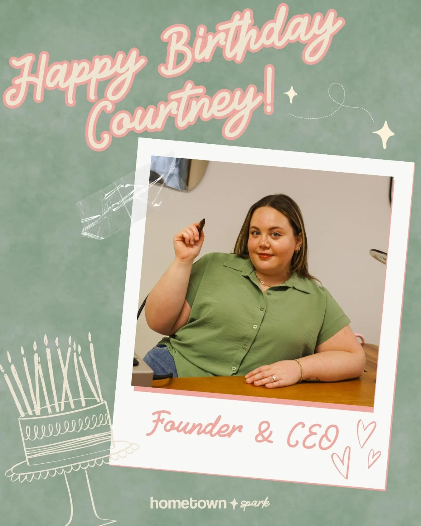 Help us wish our favorite girl the happiest birthday today 🥳 Courtney is the heart, soul, brains, muscle &hellip; well, everything behind HTS ✨ Without her, there is no spark. So make sure to send her some birthday love today, we certainly will be ?