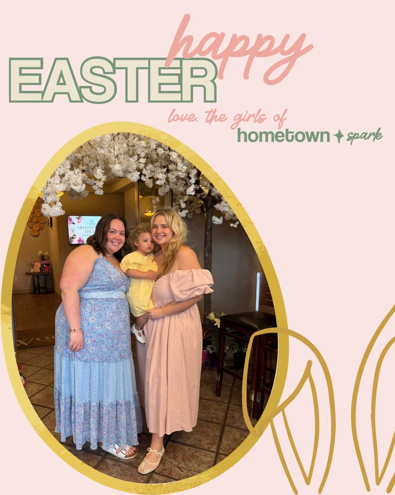 from our families to yours, Happy Easter ✝️🐰🌷