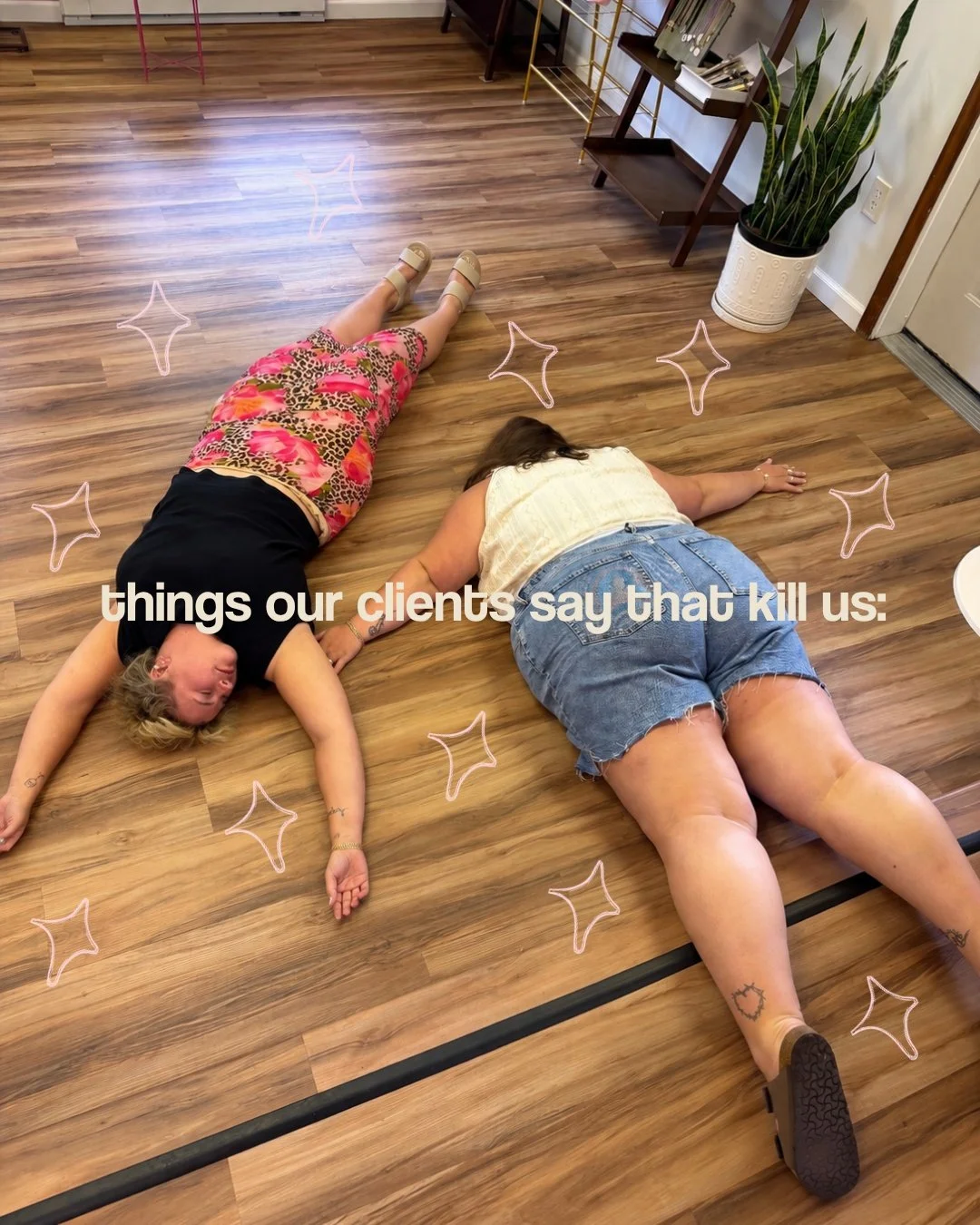 On repeat at HTS:

😂 Jokes aside, we love all of our clients and will continue to answer all of your questions no matter how silly 🤍😘
