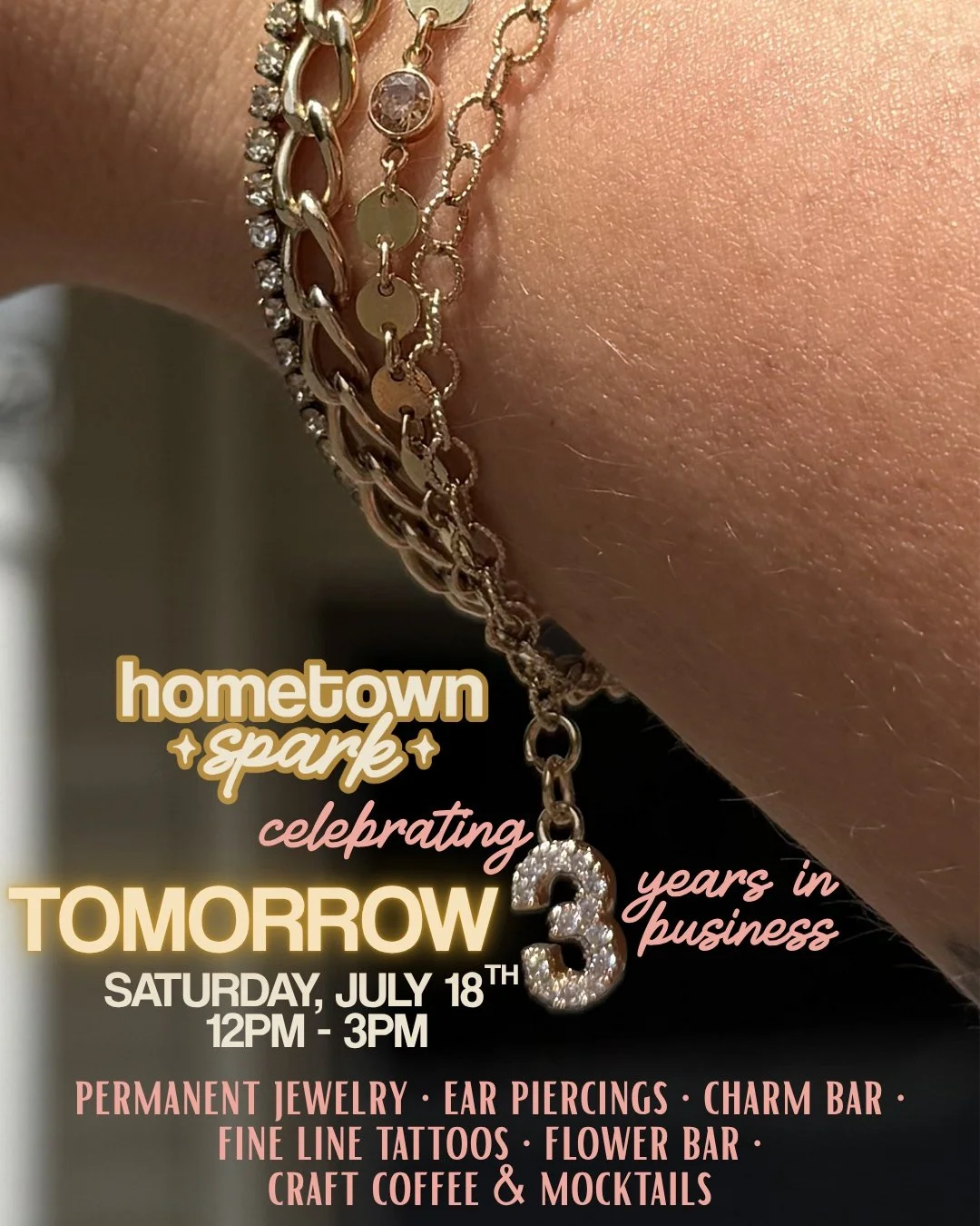 Who's coming out to the studio tomorrow for our anniversary party?!?! Sound off in the comments, and let us know which flash design is calling your name while you're at it ✨ We might be racing you guys to the plant designs 😉

July 18 | HTS 3 Year An