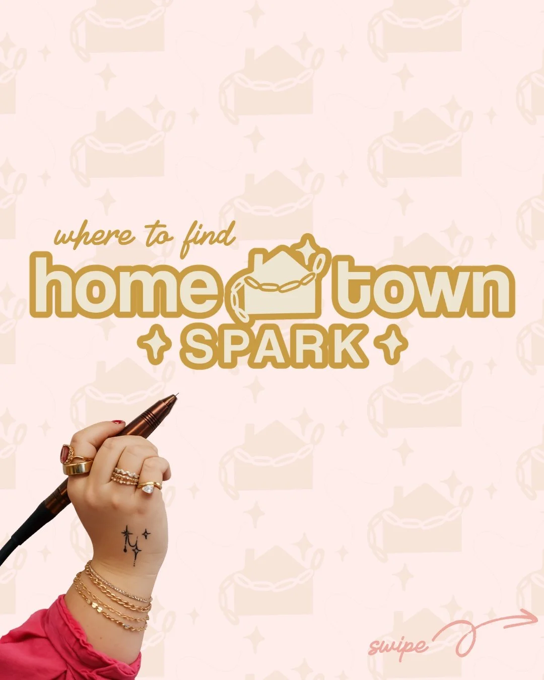 A refresher on when and where you can find Hometown Spark ✨:

Visit our premier studio on Main Street in Slatington to get the full Hometown Spark experience! This location is home to our full collection of 150+ permanent jewelry chains, professional
