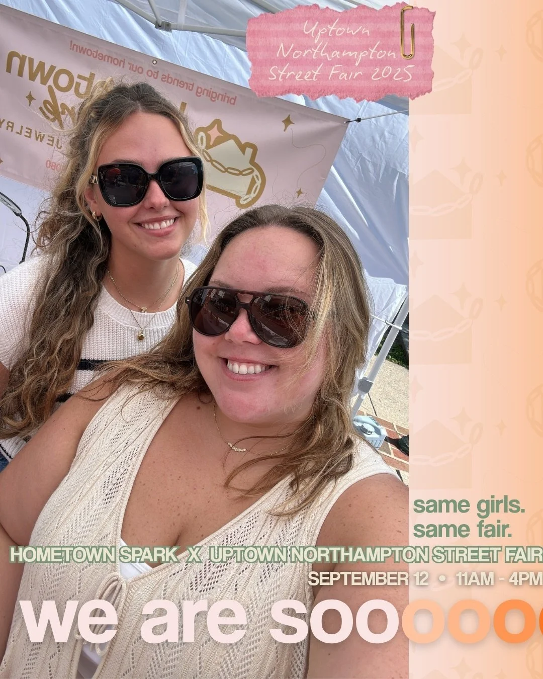 The dynamic duo is headed back to Uptown Northampton Street Fair on Saturday, September 12th from 11am-4pm! As Northampton HS alumni this event is so important to us, and we love participating in this celebration of our community. Stop by and explore