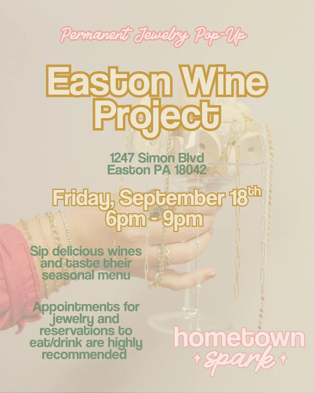 One week left to lock in your appointments for everyone's favorite girls night 🐆🍸🪩

September 18 | @eastonwineproject | 6:00 - 9:00 PM | 1247 Simon Blvd Ste N103, Easton PA 18042 🍷