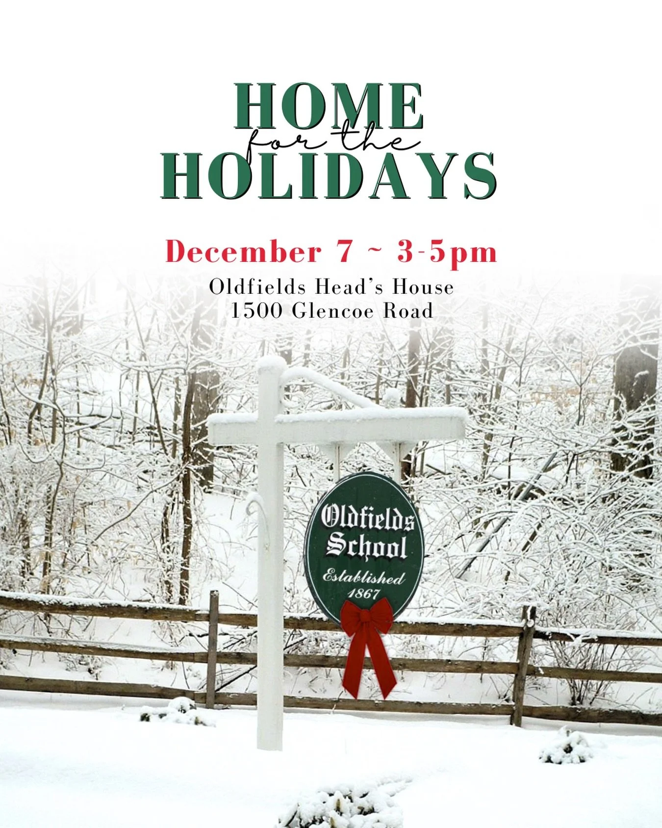 Can&rsquo;t wait to see everyone today for our HOME FOR THE HOLIDAYS GATHERING on campus, 3-4pm.