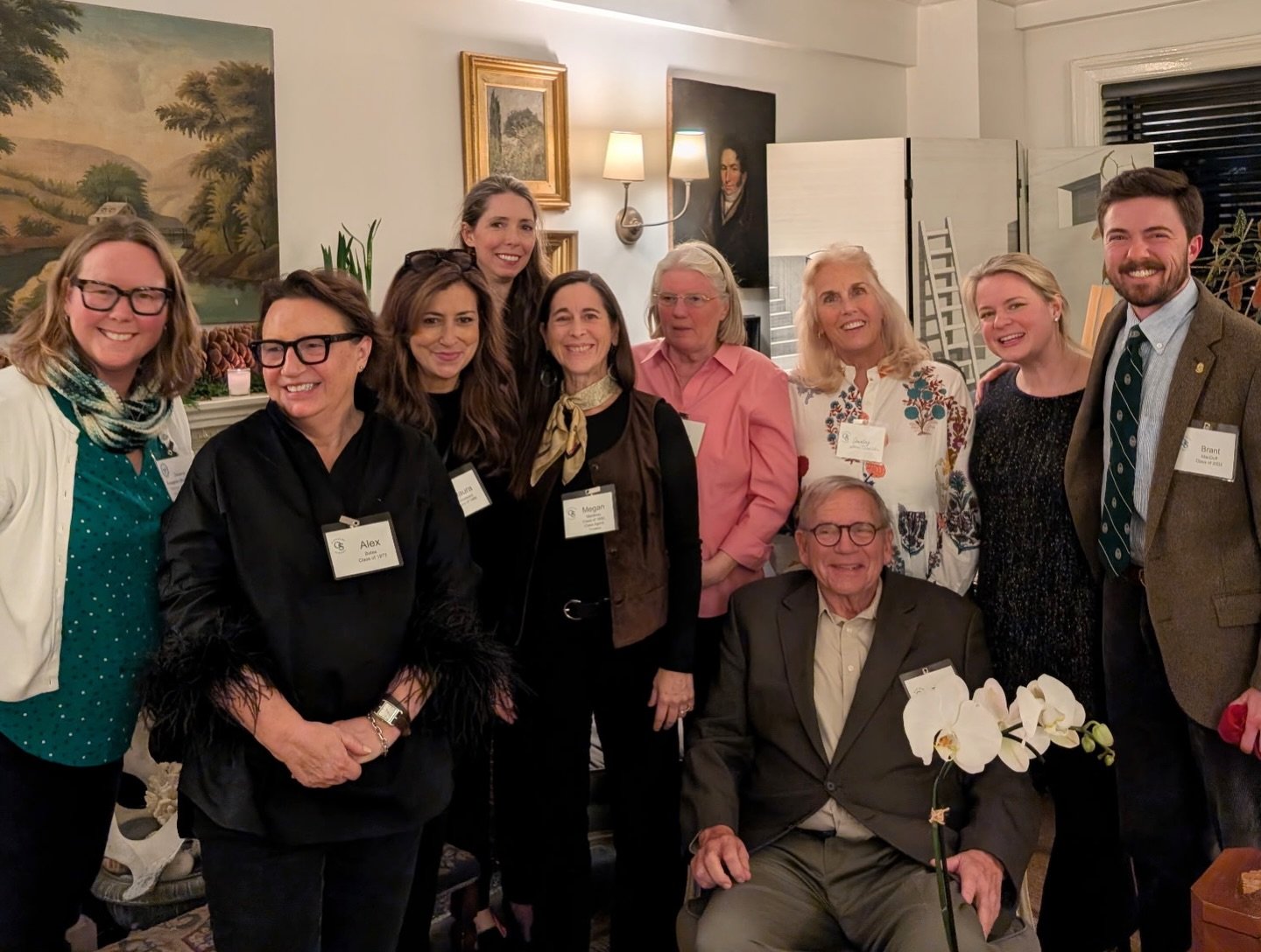 Our NYC gathering was full of holiday spirit and wonderful connections. We loved seeing everyone&mdash;so much so that we&rsquo;ll be back in the spring. Thank you to Alex B. &rsquo;73 for hosting such a lovely evening.