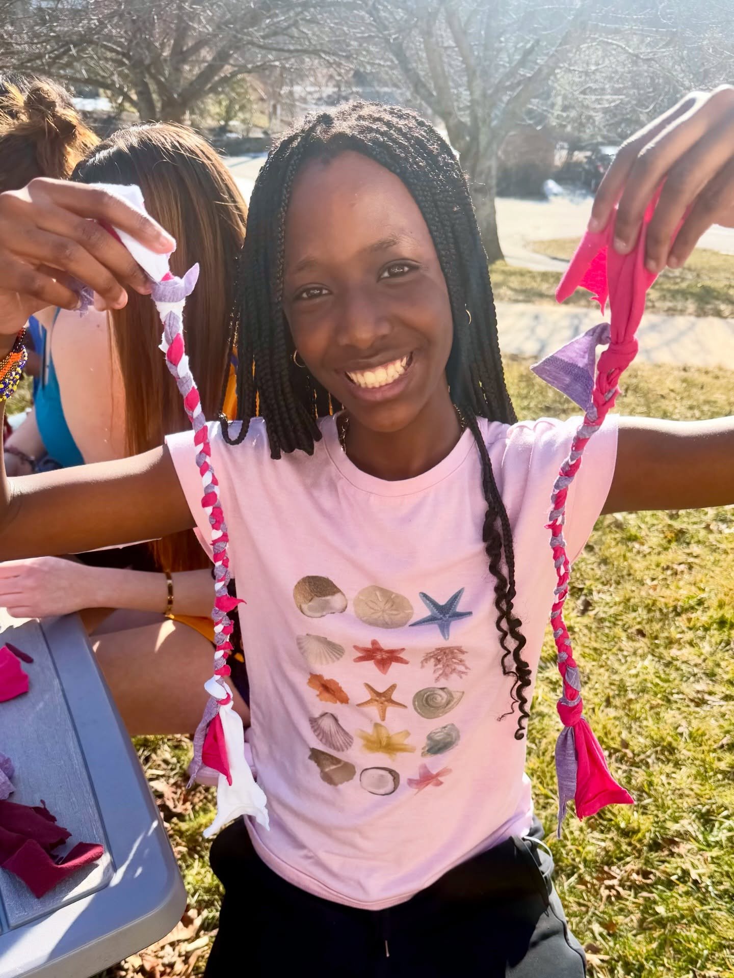 We 💚 community service - This weekend students volunteered to make dog toys to donate to a local animal shelter 🐶 It felt like spring was in the air for a minute&hellip; as we watch the snow fall outside from our classroom windows (again).