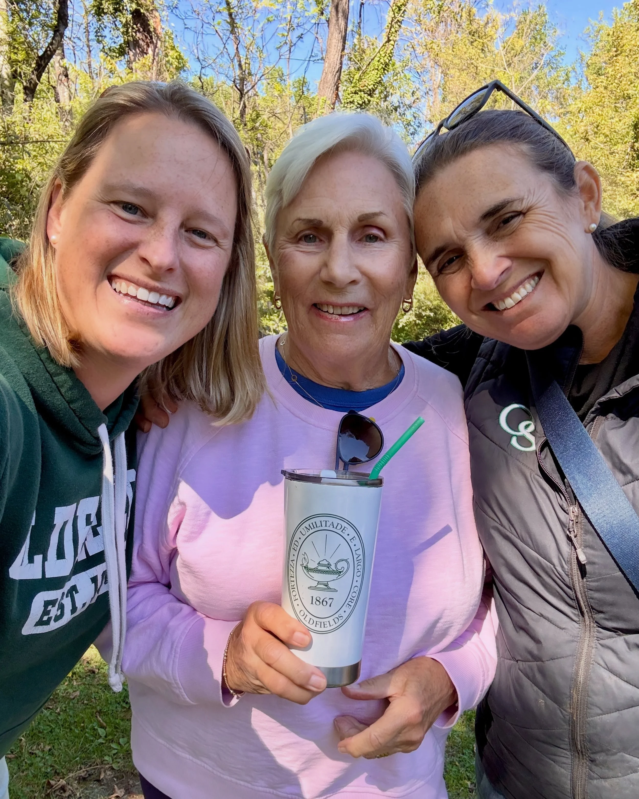 We loved catching up with this Oldfields icon today! A past parent x2 and 30 years working at OS, Barbara Latrobe, we 🫶 you!