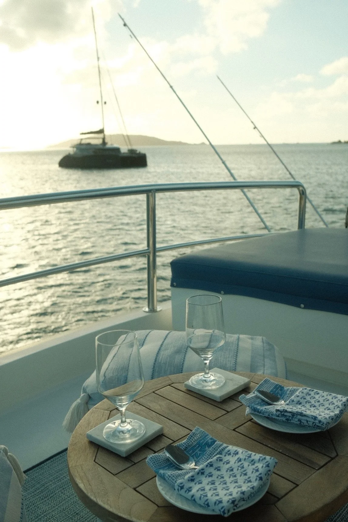 Private Yacht Dinner US Virgin Islands Qara