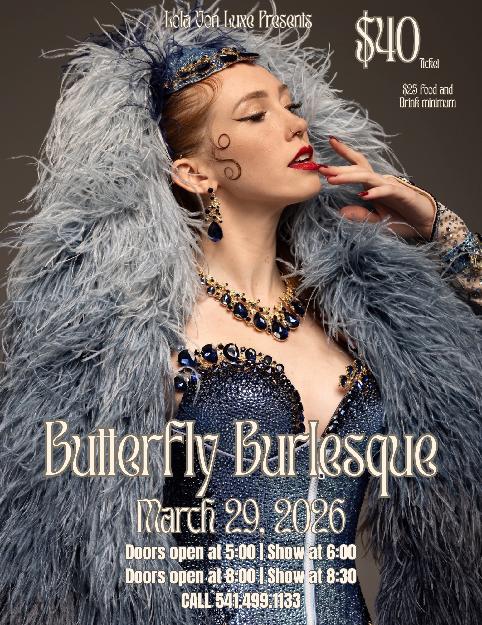 Lola Von Luxe presents Butterfly Burlesque - Early Show