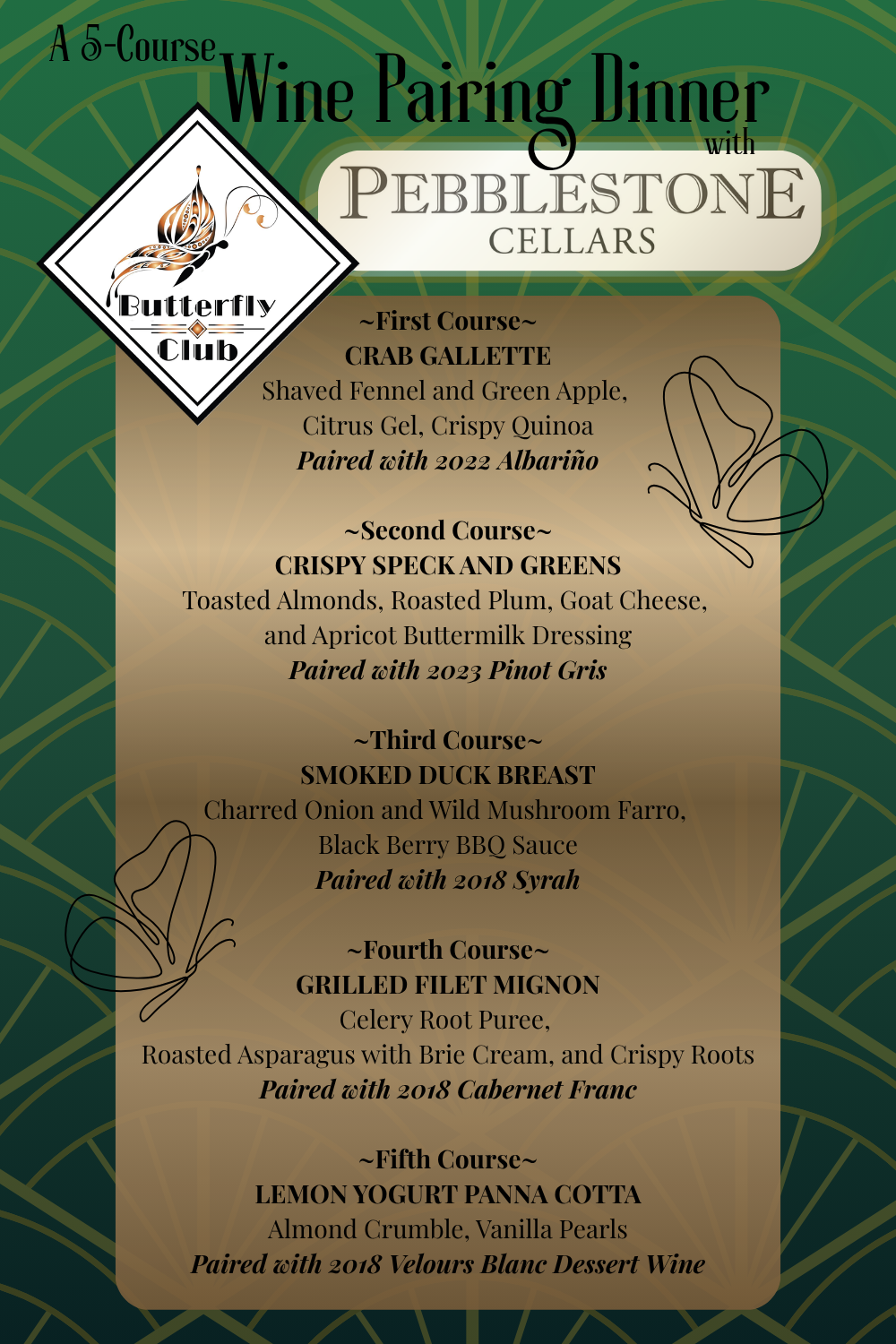 An Evening with Pebblestone Cellars