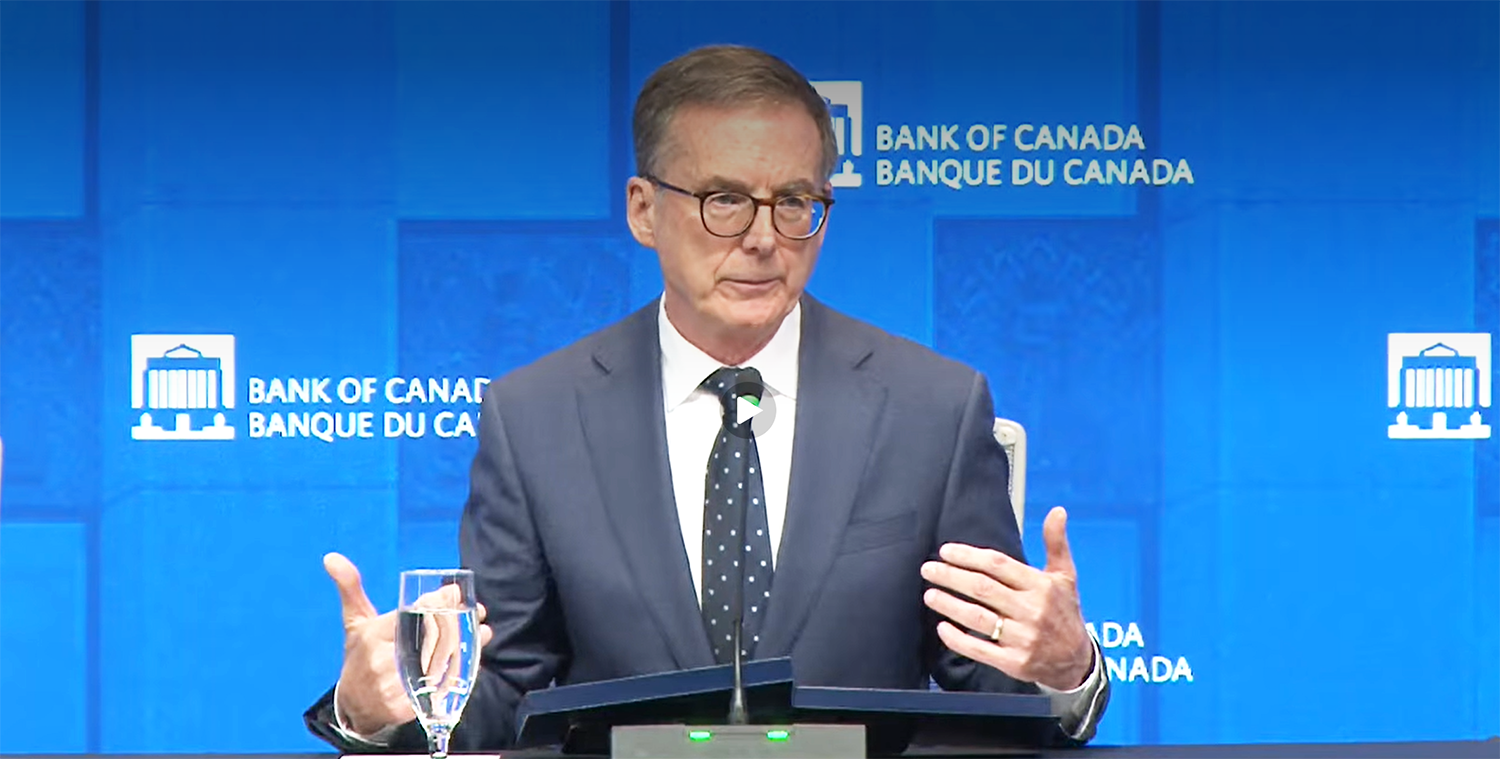 Bank of Canada plays down recession data, holds steady on key interest rate