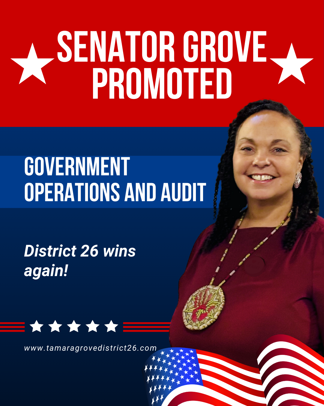 Senator Grove Assigned to Prestigious Committee 