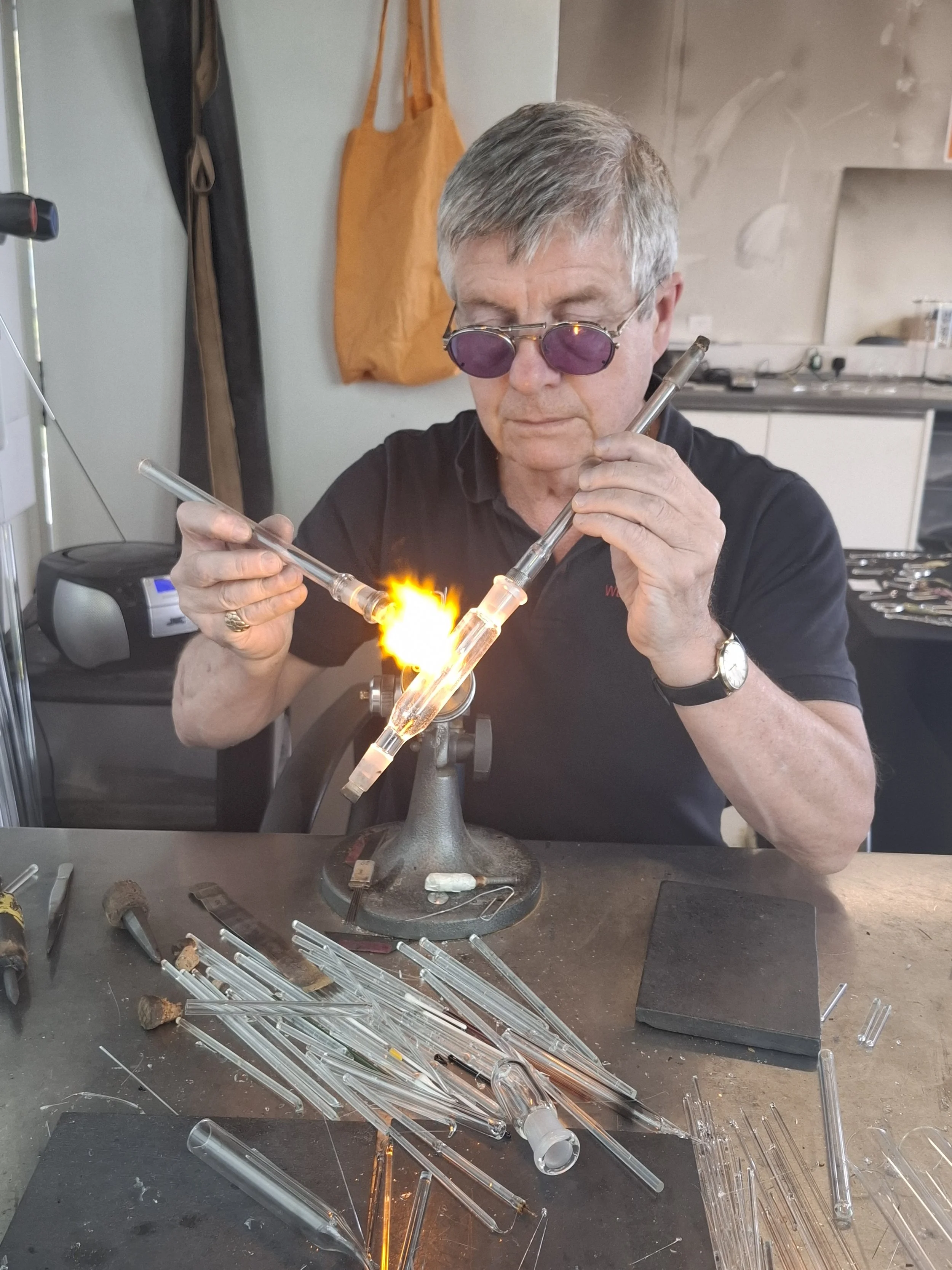 Brian Jones MBE Wearside Glass Sculptures