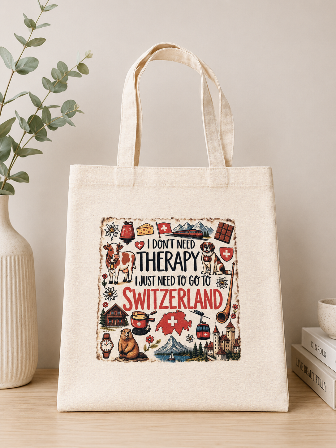 Swiss Therapy Tote Bag