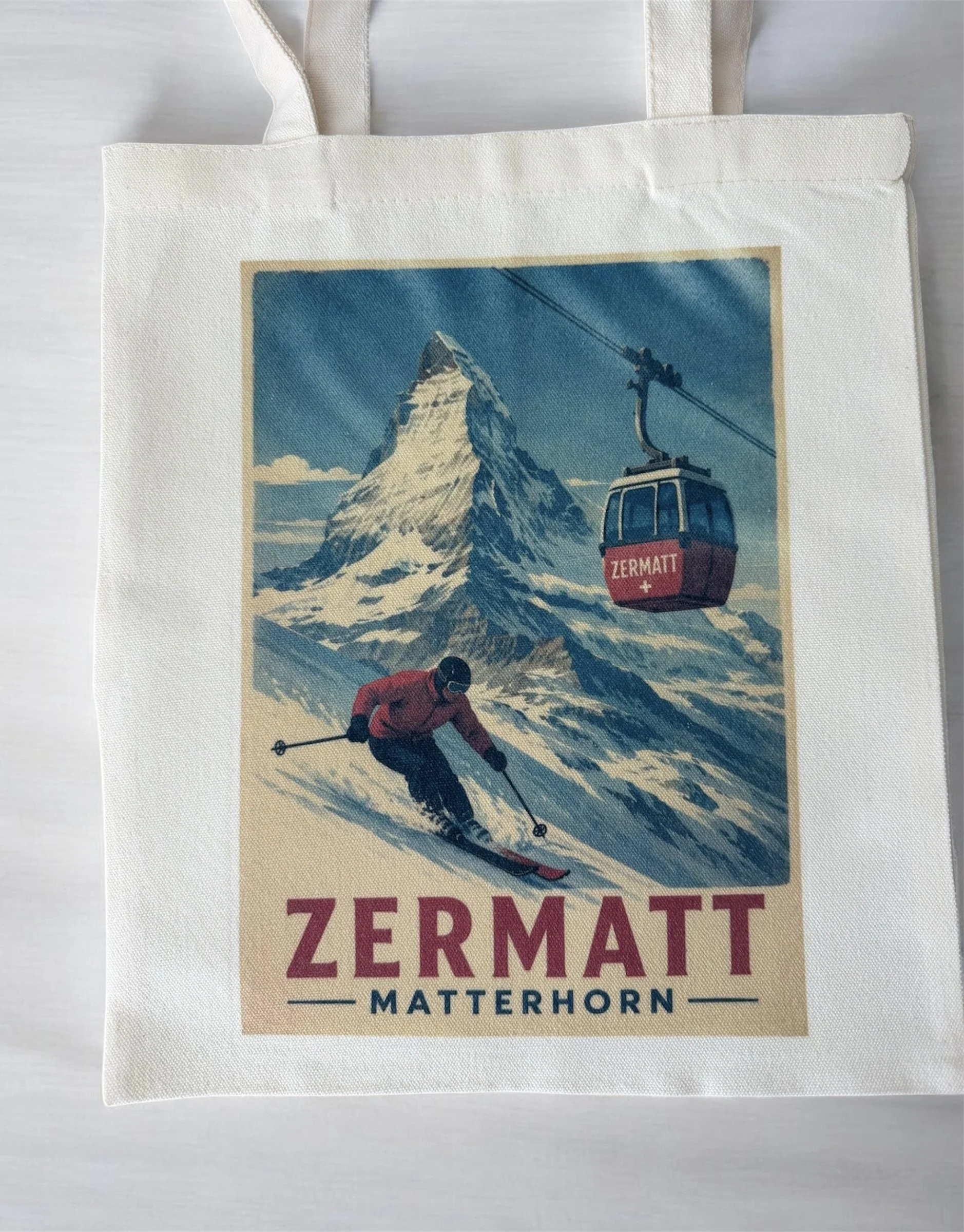 Skii in Zermatt Tote Bag