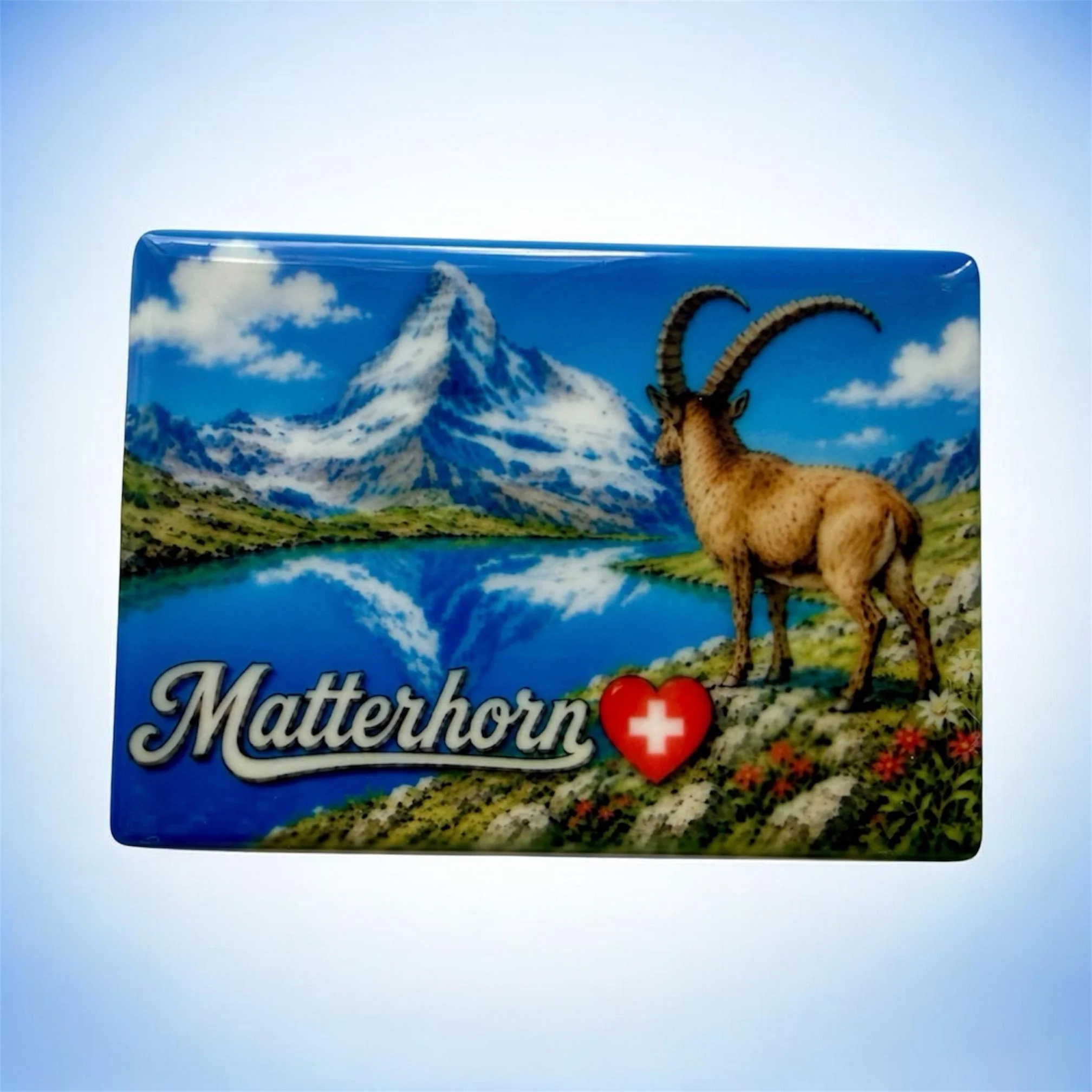 Zermatt Steinbock Ceramic Magnet Model 2