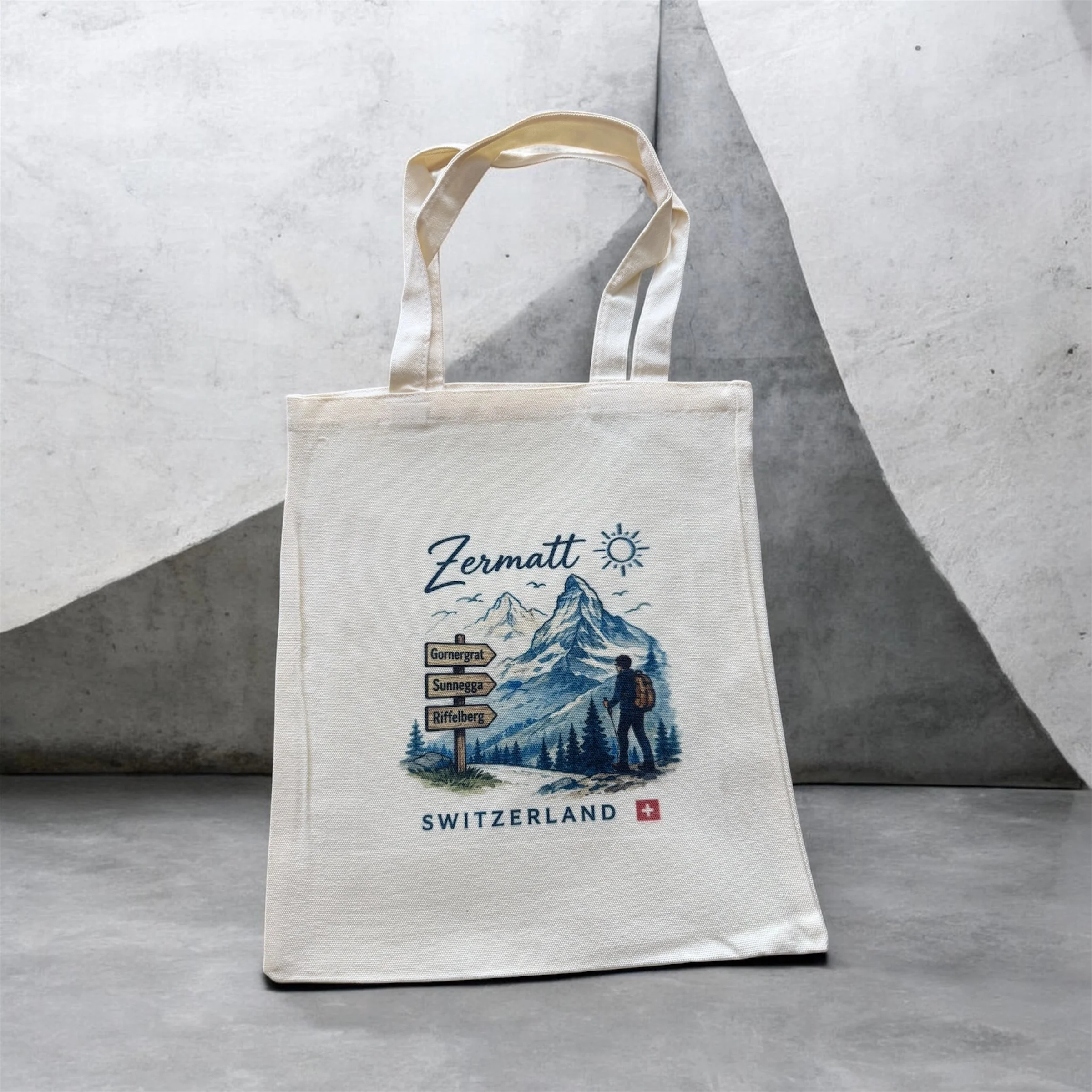 Zermatt Wandern Tote Bag