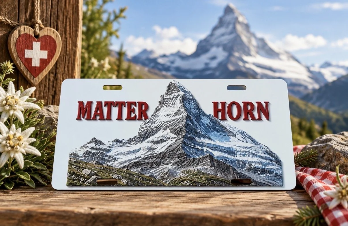Matterhorn License Plate