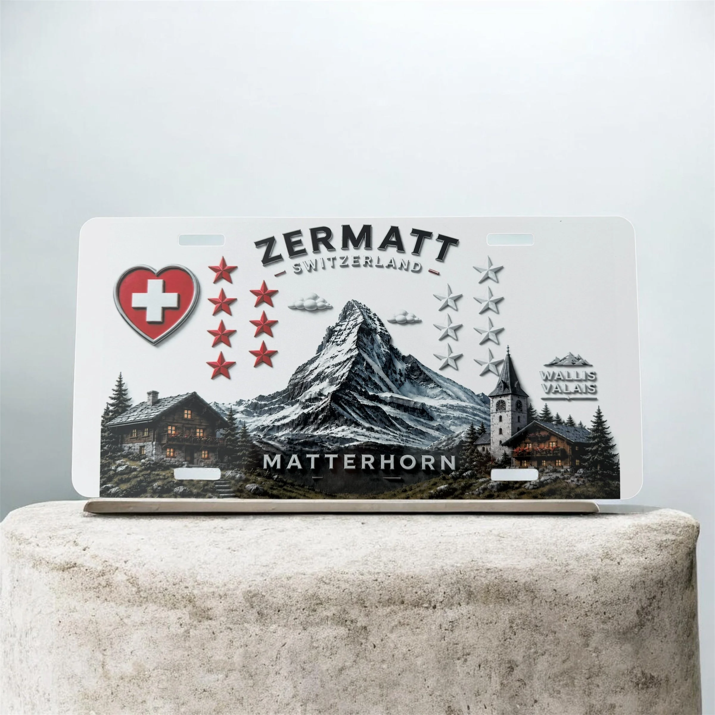 Zermatt License Plate