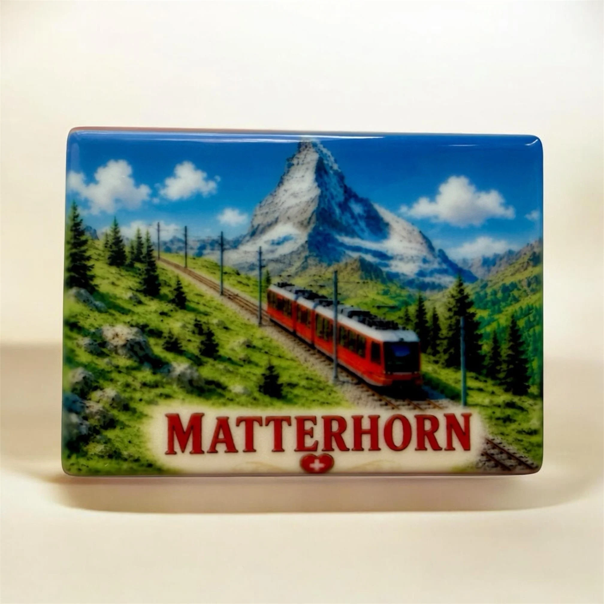 Zermatt Train Ceramic Magnet