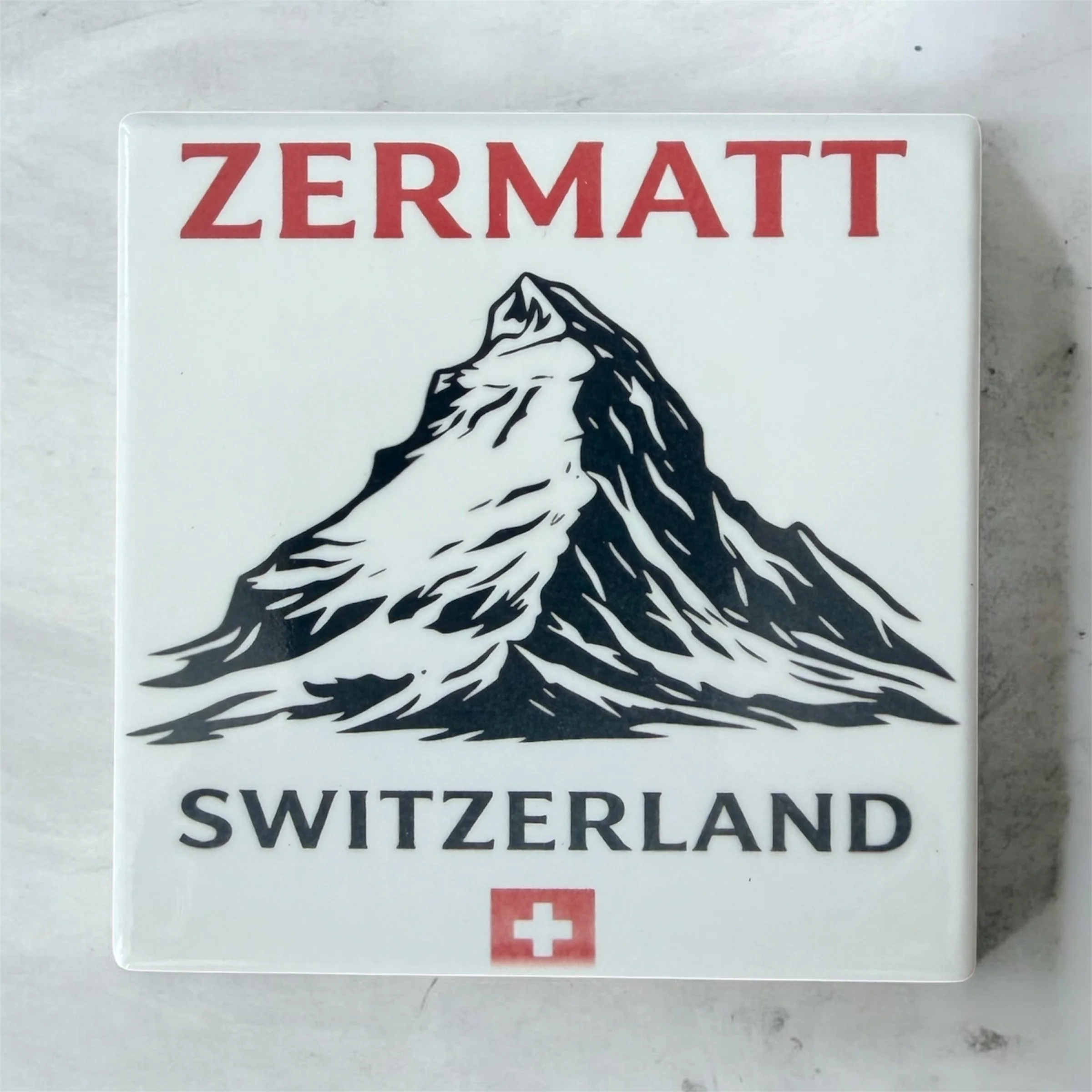Matterhorn Mountain Keramik Untersetzer