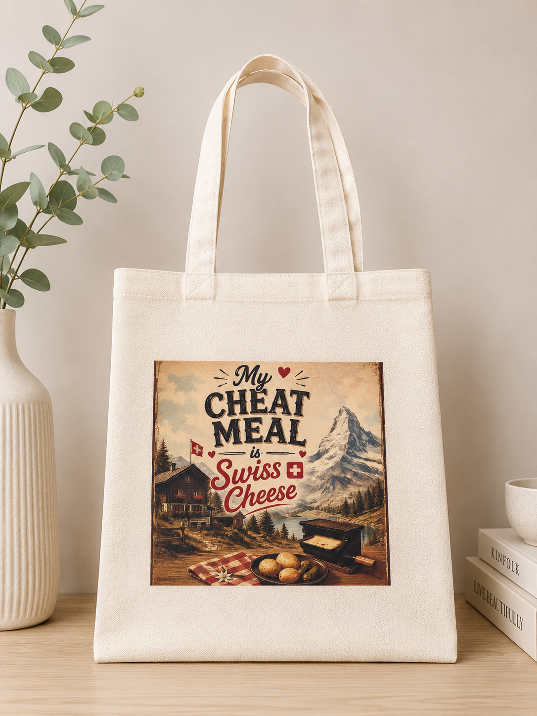 Swiss Cheat Meal Tote Bag