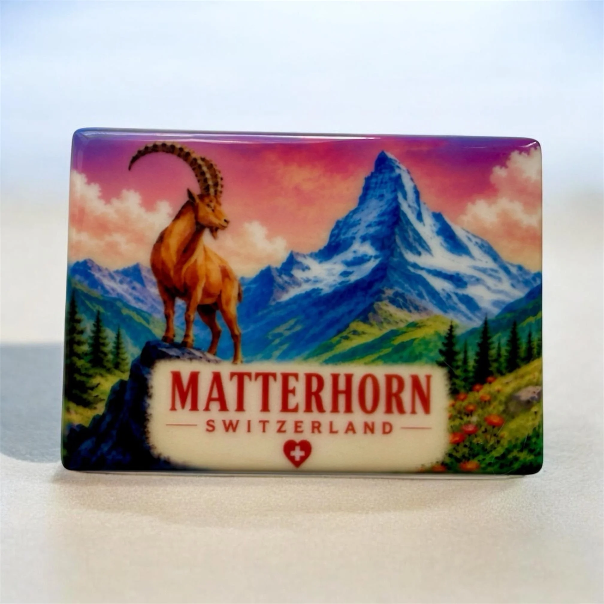 Zermatt Steinbock Ceramic Magnet Model 3