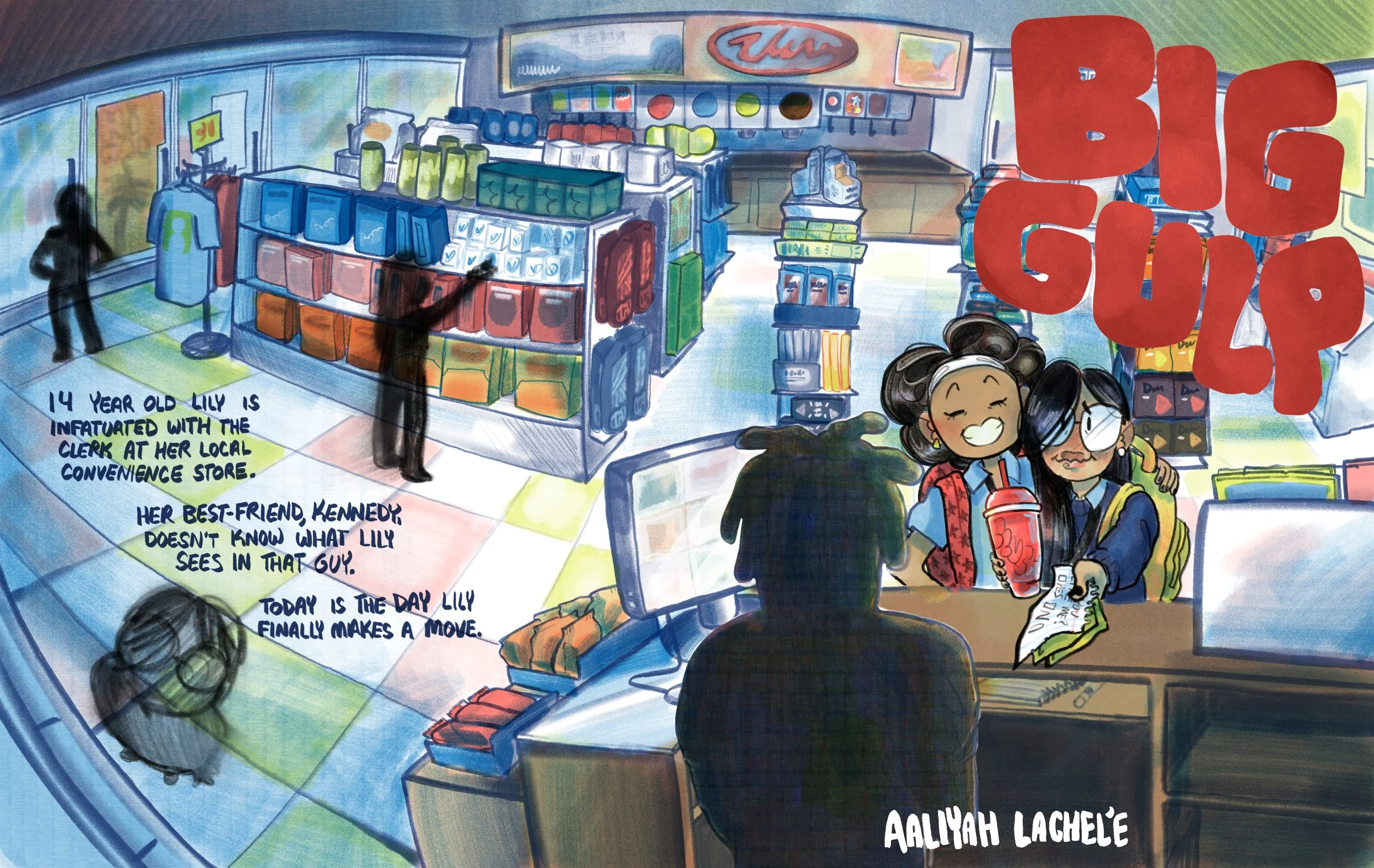 "Big Gulp" cover - 2025

| Made for risograph printing