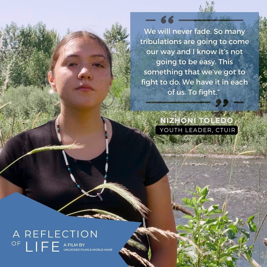 &bull;
&ldquo;We will never fade. So many tribulations are going to come our way and I know it&rsquo;s not going to be easy. This something that we&rsquo;ve got to fight to do. We have it in each of us. To fight.&rdquo; ⁠
⁠
Nizhoni Toledo Youth Leade