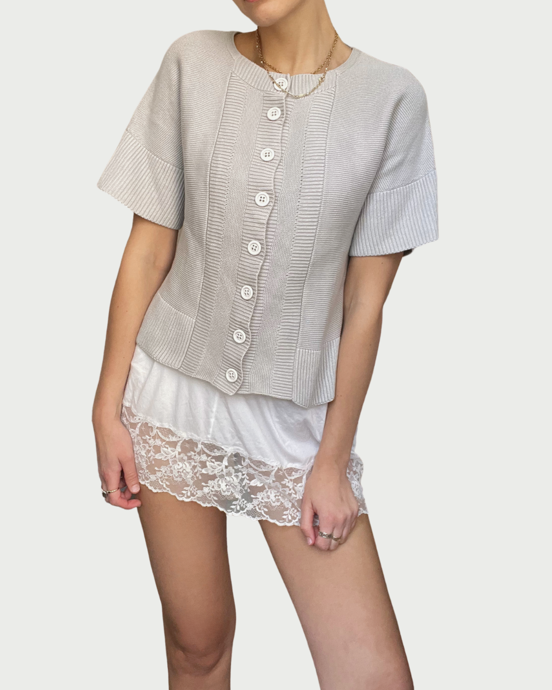 Chloé Short Sleeve Cardigan