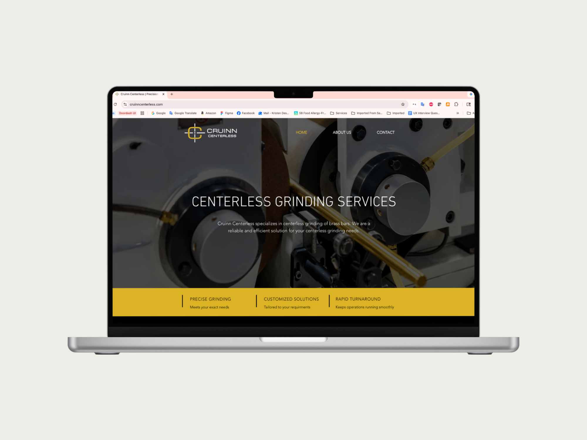 Cruinn Centerless: Website Design Coming Soon