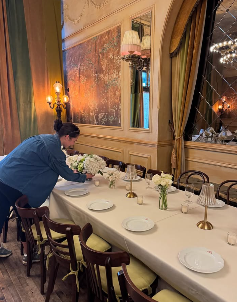 Hotel Chelsea, NYC,  Wedding Florals by Fiora.