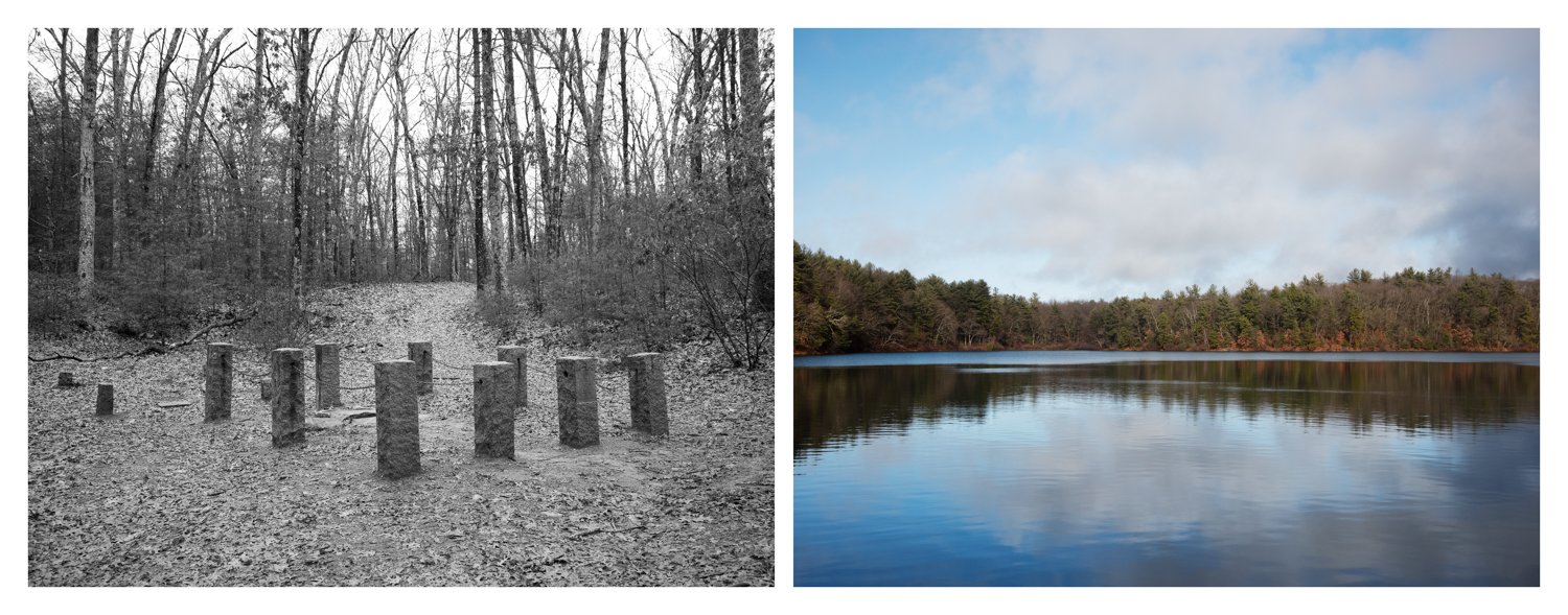 Thoreau Cabin Site and Walden Pond, Concord, MA, 2024