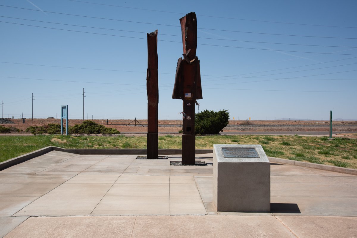 World Trade Center Artifact, Winslow, Arizona, 2021