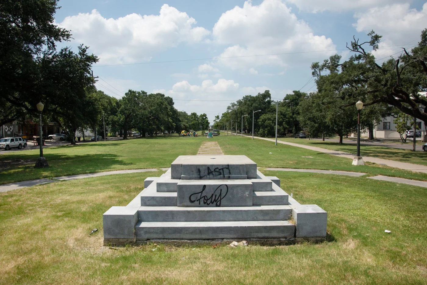 Removed Confederate Monument, New Orleans, LA, 2024