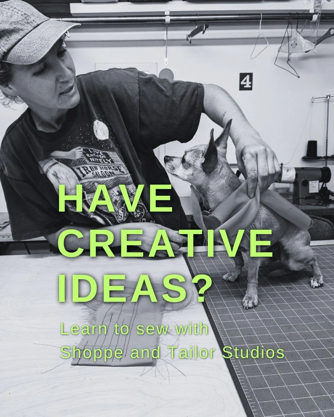 Who says your first sewing project has to be ordinary? 🐶✨

Whether you're dreaming of making clothes for yourself, your dog, or starting your own fashion journey, every great maker starts with a single stitch.

At Shoppe &amp; Tailor Studios, our be