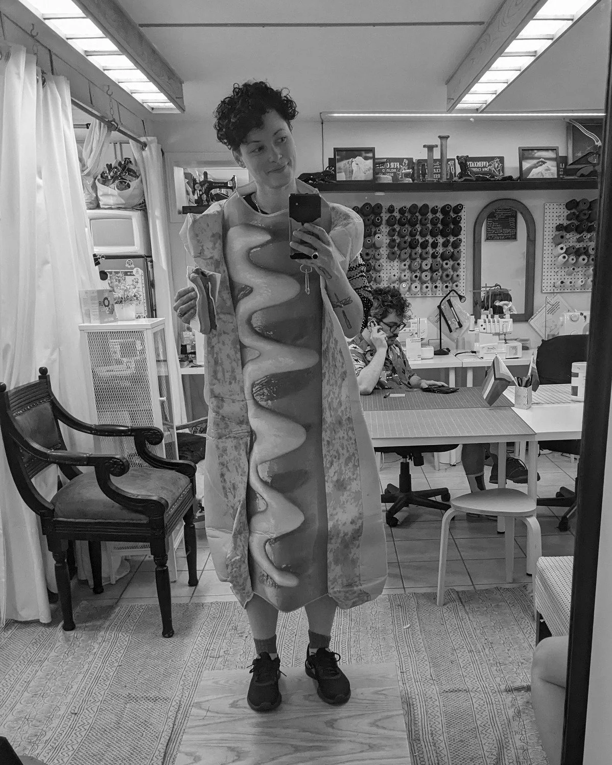 "OMG, I love your style!"
When you make your own clothes, compliments come everywhere you go... even if you're looking crazy ;) 

Learn to have fun with a sewing machine and with your sense of style! Join a sewing workshop or private lesson