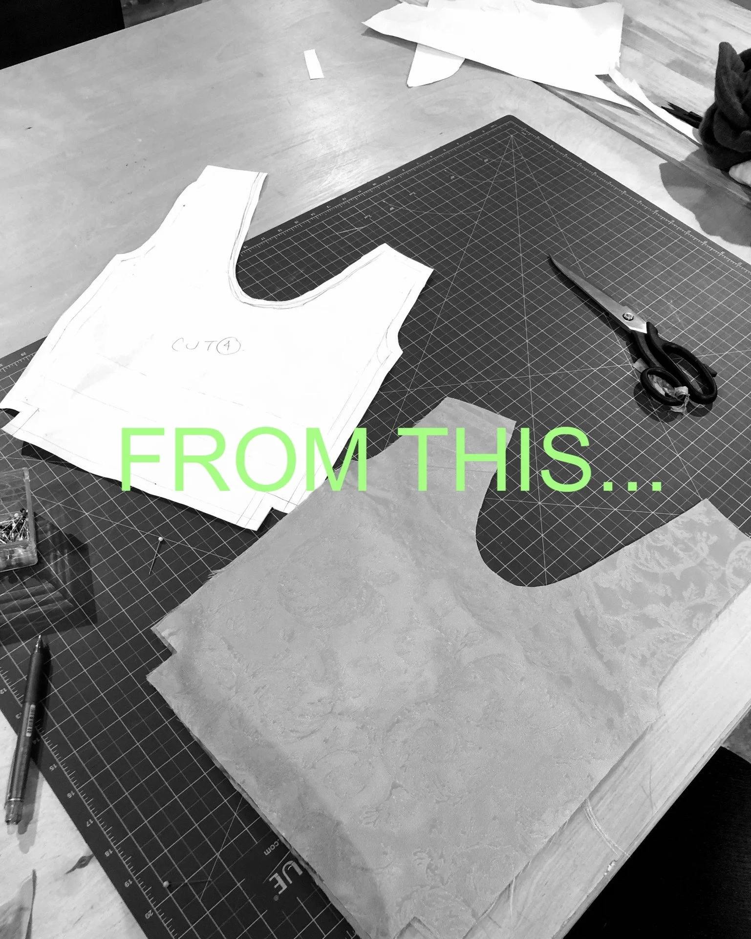From random shapes of fabric.... to an adorable knot bag! This project is so precious, totally customizable, and easy to learn. 

If you--- like the many secretly talented folks who learn with us--- want to break out of that creative shell and harnes