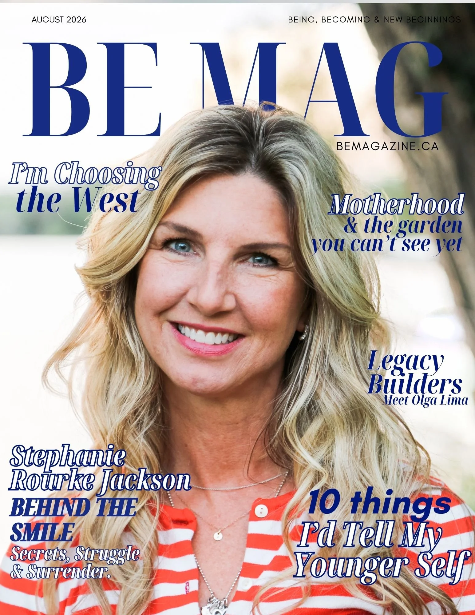 Behind the smile: Secrets. Struggle. Surrender. Share.