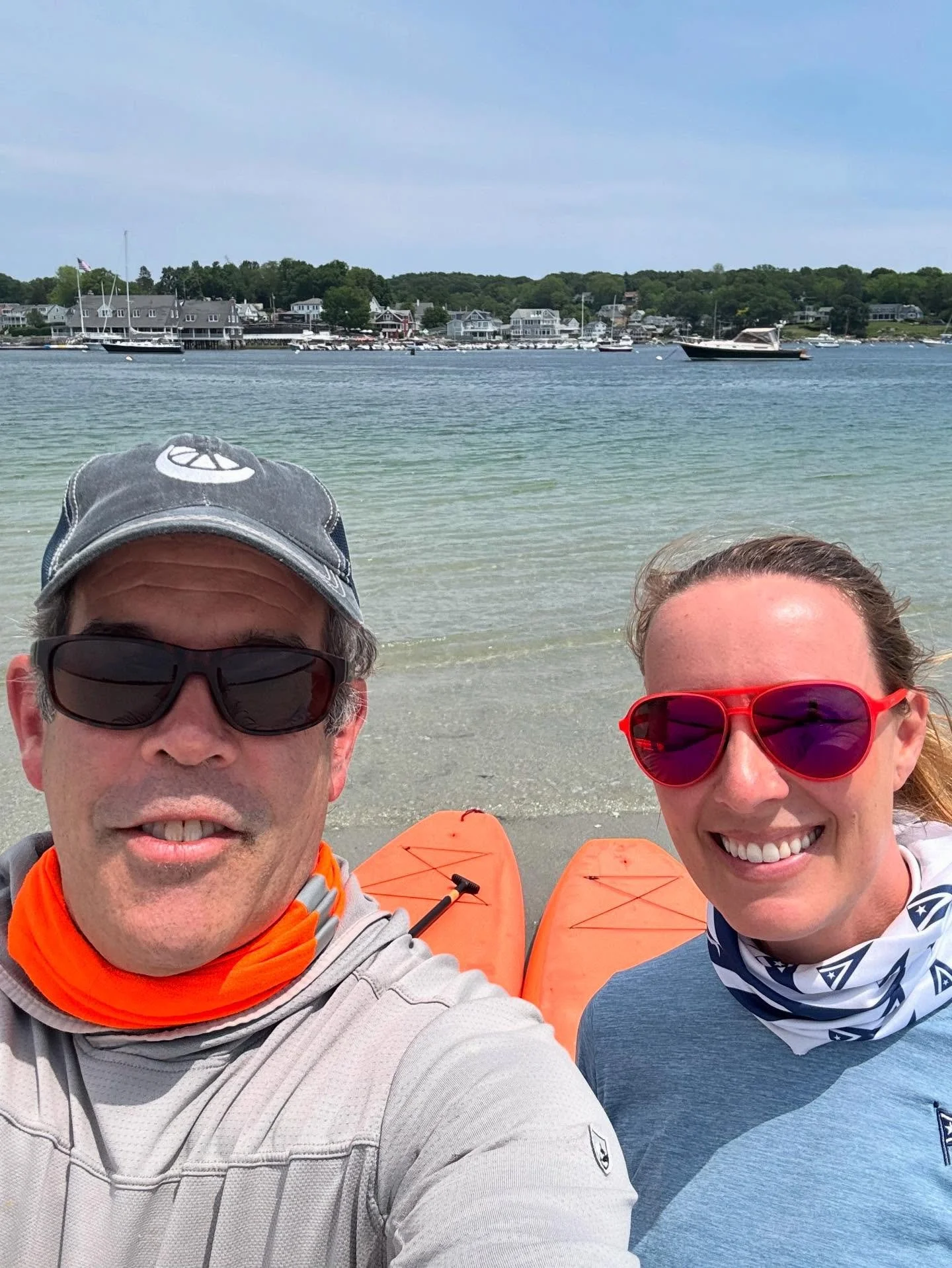 First &ldquo;Annisquam River Paddle&rdquo; of &lsquo;25. A fun cruise in jeep, a walk across the footbridge, paddle to our own beach. #thatwaseasy #findyourhappy #capeannma #familytrips #gloucester #paddling