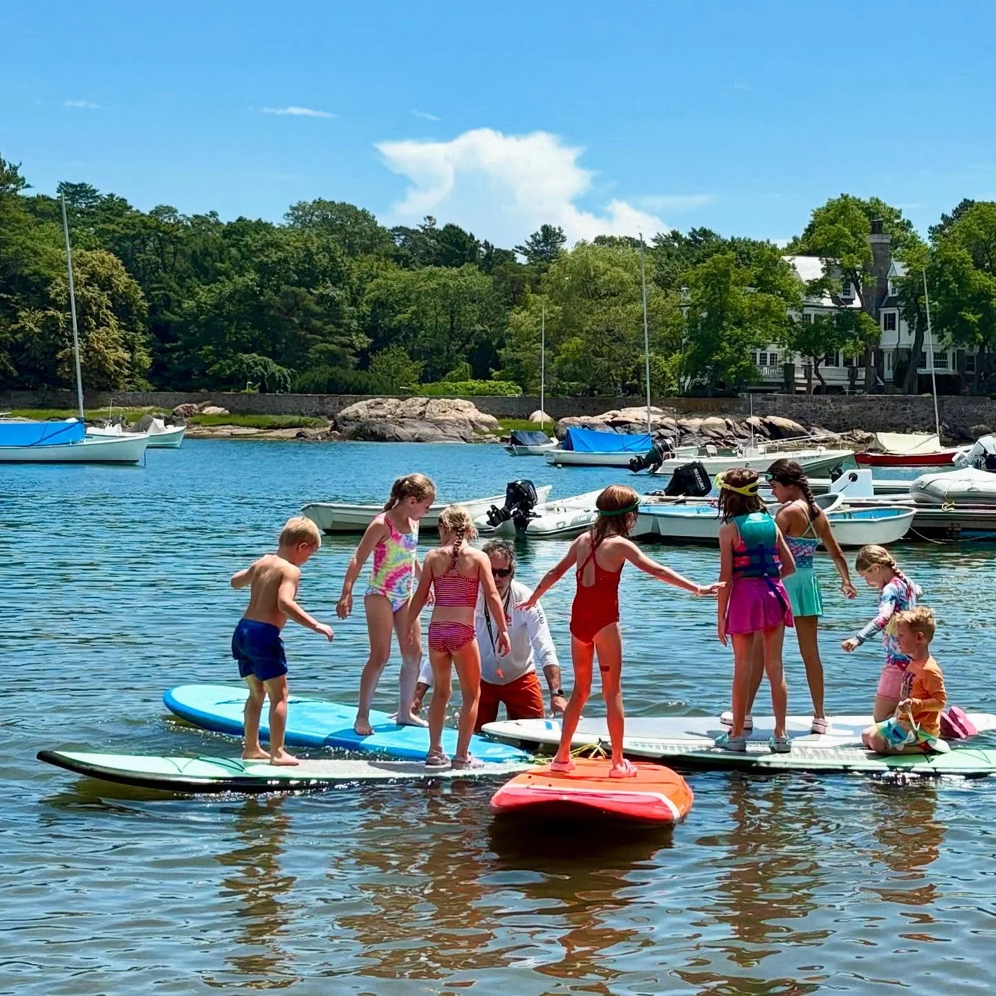 HUGE thanks to @missnancy01923 for today with the kiddos. An absolute peerfect day to splash at Tucks!! She runs a G R E A T camp&hellip;
