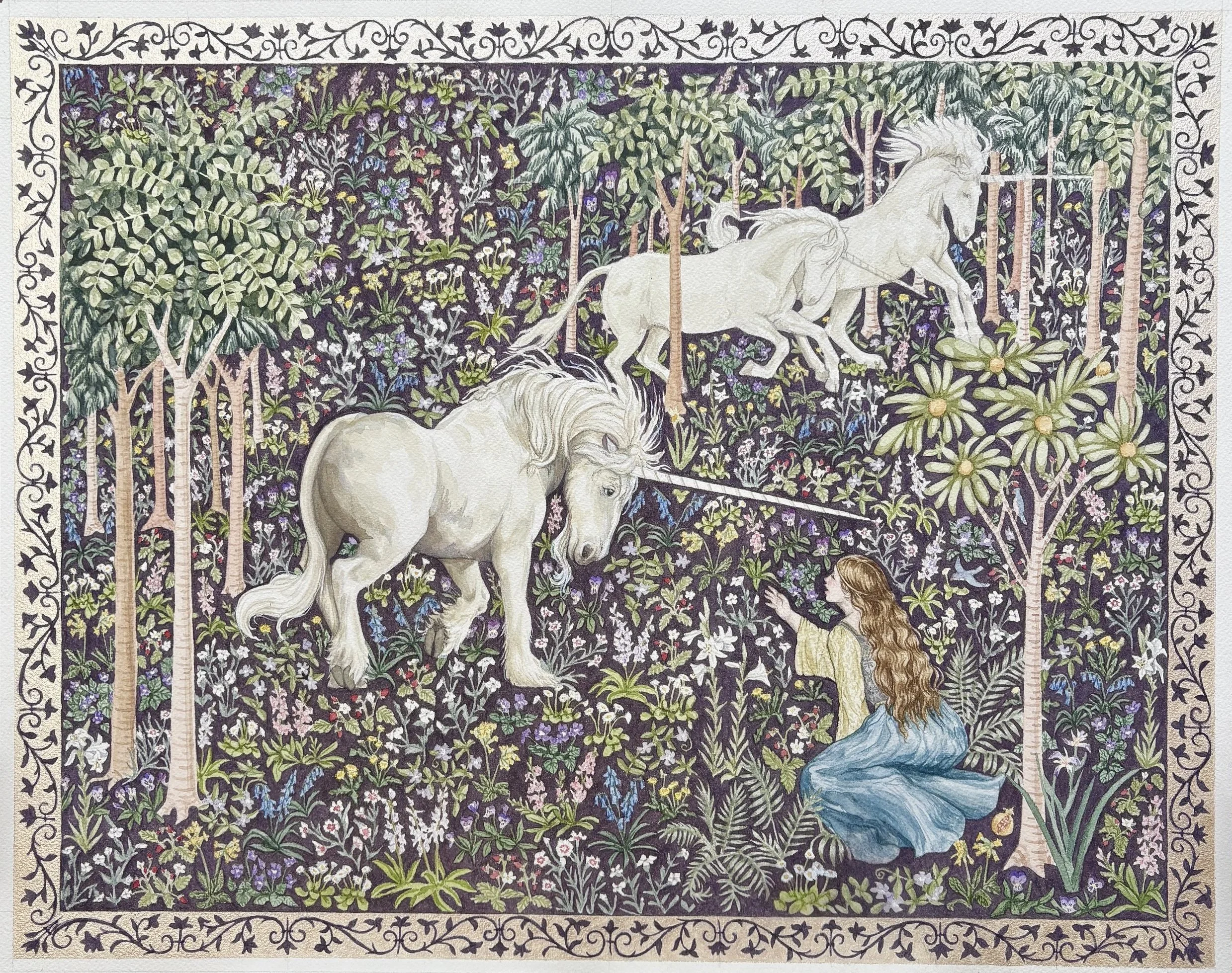 The Unicorn Enchants the Maiden
