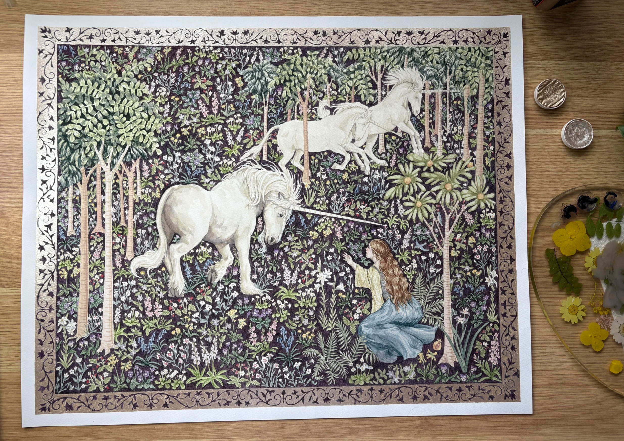 The Unicorn Enchants the Maiden