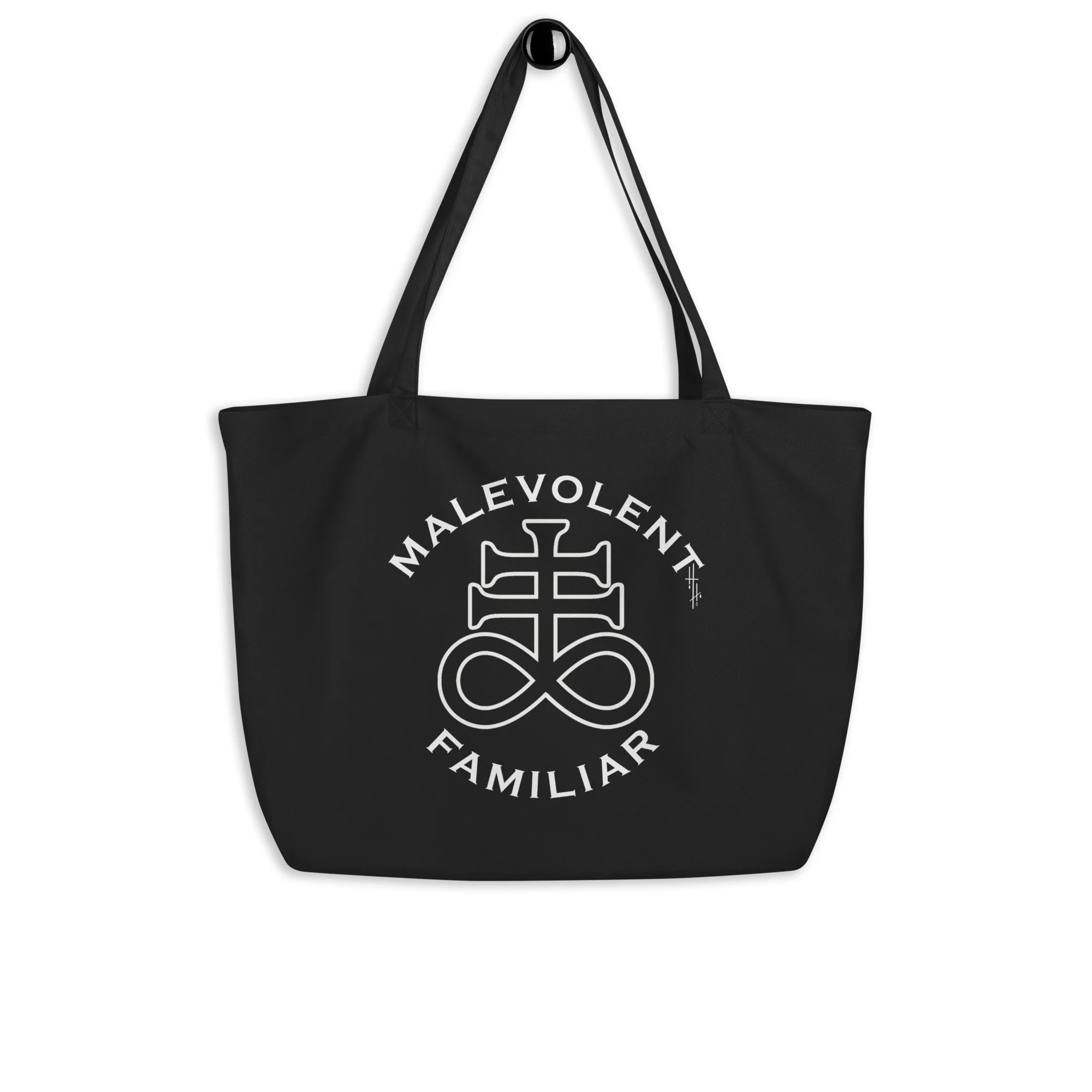 Malevolent Familiar Large tote bag